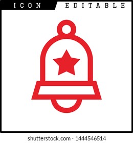 bell icon isolated sign symbol vector illustration - vector 