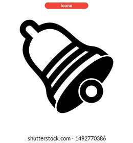 bell icon isolated sign symbol vector illustration - high quality black style vector icons
