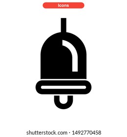 bell icon isolated sign symbol vector illustration - high quality black style vector icons
