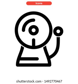 bell icon isolated sign symbol vector illustration - high quality black style vector icons
