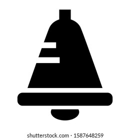 bell icon isolated sign symbol vector illustration - high quality black style vector icons

