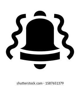 bell icon isolated sign symbol vector illustration - high quality black style vector icons
