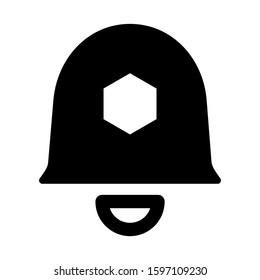 bell icon isolated sign symbol vector illustration - high quality black style vector icons