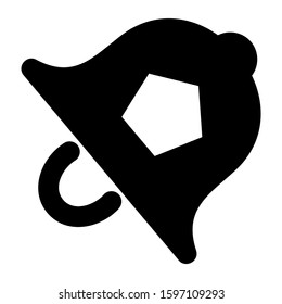 bell icon isolated sign symbol vector illustration - high quality black style vector icons