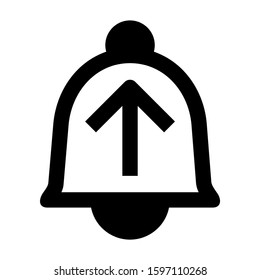 bell icon isolated sign symbol vector illustration - high quality black style vector icons