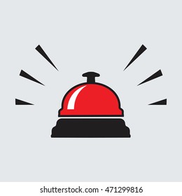 Bell icon isolated Vector art.