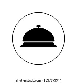 Bell icon, logo