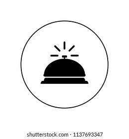 Bell icon, logo