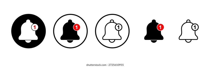 Diseño de logotipo de icono de campana. Signo y símbolo de notificación para el diseño del Sitio web