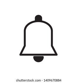 bell icon logo design template