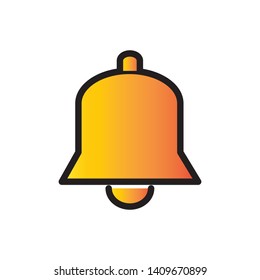 bell icon logo design template