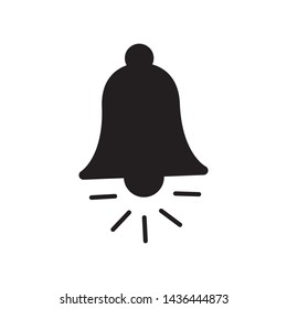 bell icon logo design vector 