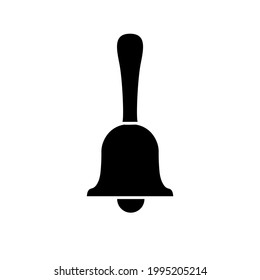 Bell icon, logo isolated on white background
