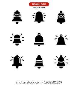 bell icon or logo isolated sign symbol vector illustration - Collection of high quality black style vector icons
