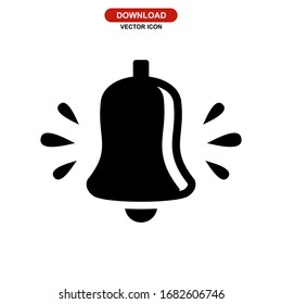 bell icon or logo isolated sign symbol vector illustration - high quality black style vector icons
