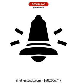 bell icon or logo isolated sign symbol vector illustration - high quality black style vector icons
