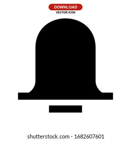 bell icon or logo isolated sign symbol vector illustration - high quality black style vector icons
