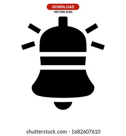 bell icon or logo isolated sign symbol vector illustration - high quality black style vector icons
