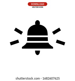 bell icon or logo isolated sign symbol vector illustration - high quality black style vector icons

