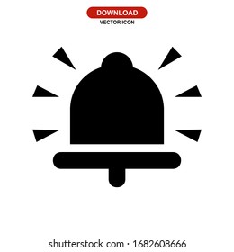 bell icon or logo isolated sign symbol vector illustration - high quality black style vector icons
