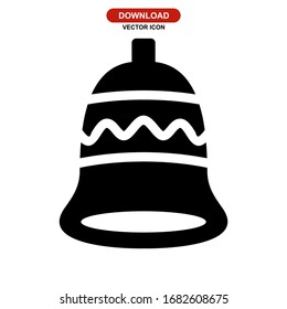 bell icon or logo isolated sign symbol vector illustration - high quality black style vector icons
