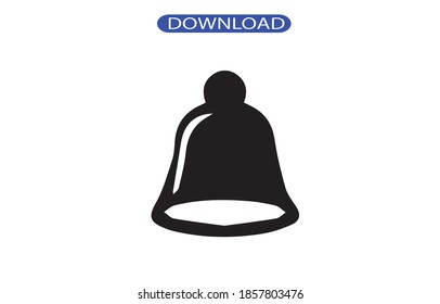 bell icon or logo isolated sign symbol vector illustration - high quality black style vector icons.