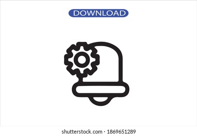 Glockensymbol oder Logo einzeln auf Zeichen, Vektorgrafik - hochwertige Vektorsymbole im schwarzen Stil.