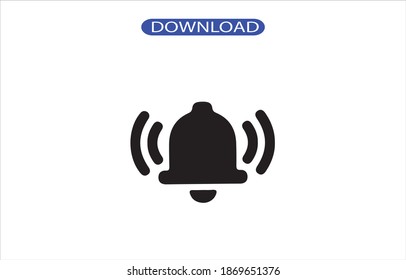 bell icon or logo isolated sign symbol vector illustration - high quality black style vector icons.