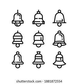 Bell icon or logo isolated sign symbol vector illustration - Collection of high quality black style vector icons
