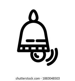 Bell icon or logo isolated sign symbol vector illustration - high quality black style vector icons
