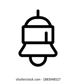 Bell icon or logo isolated sign symbol vector illustration - high quality black style vector icons
