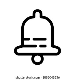 Bell icon or logo isolated sign symbol vector illustration - high quality black style vector icons
