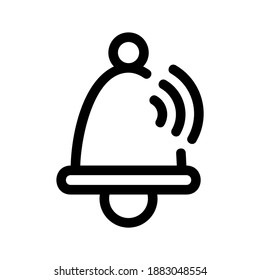 Bell icon or logo isolated sign symbol vector illustration - high quality black style vector icons
