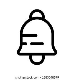 Bell icon or logo isolated sign symbol vector illustration - high quality black style vector icons
