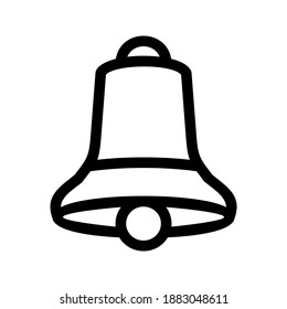 Bell icon or logo isolated sign symbol vector illustration - high quality black style vector icons

