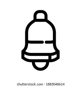Bell icon or logo isolated sign symbol vector illustration - high quality black style vector icons
