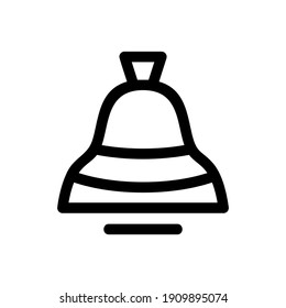 icono de timbre o logotipo símbolo de signo aislado ilustración vectorial - iconos vectoriales de estilo negro de alta calidad
