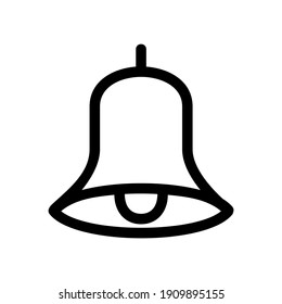 bell icon or logo isolated sign symbol vector illustration - high quality black style vector icons
