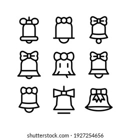 bell icon or logo isolated sign symbol vector illustration - Collection of high quality black style vector icons
