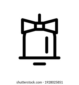 bell icon or logo isolated sign symbol vector illustration - high quality black style vector icons
