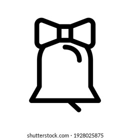 Glockensymbol oder Logo einzeln auf Zeichen, Vektorgrafik - hochwertige Vektorsymbole in schwarzem Stil
