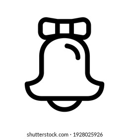 bell icon or logo isolated sign symbol vector illustration - high quality black style vector icons

