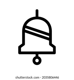 bell icon or logo isolated sign symbol vector illustration - high quality black style vector icons
