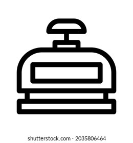 Glockensymbol oder Logo einzeln auf Zeichen, Vektorgrafik - hochwertige Vektorsymbole in schwarzem Stil
