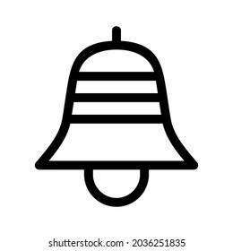 bell icon or logo isolated sign symbol vector illustration - high quality black style vector icons
