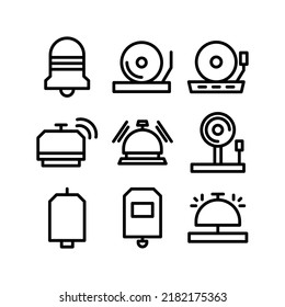 bell icon or logo isolated sign symbol vector illustration - Collection of high quality black style vector icons
