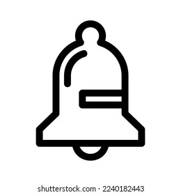 bell icon or logo isolated sign symbol vector illustration - high quality black style vector icons

