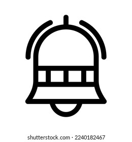 bell icon or logo isolated sign symbol vector illustration - high quality black style vector icons
