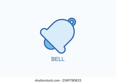 Bell Icon Or Logo Isolated Vector Illustration