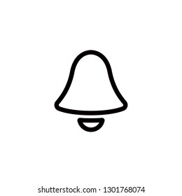 Bell icon logo vector design